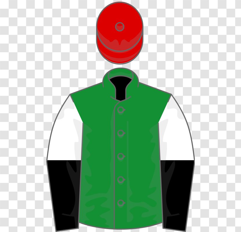 T-shirt Green Prix Du Jockey Club White Sleeve - Jacket Transparent PNG