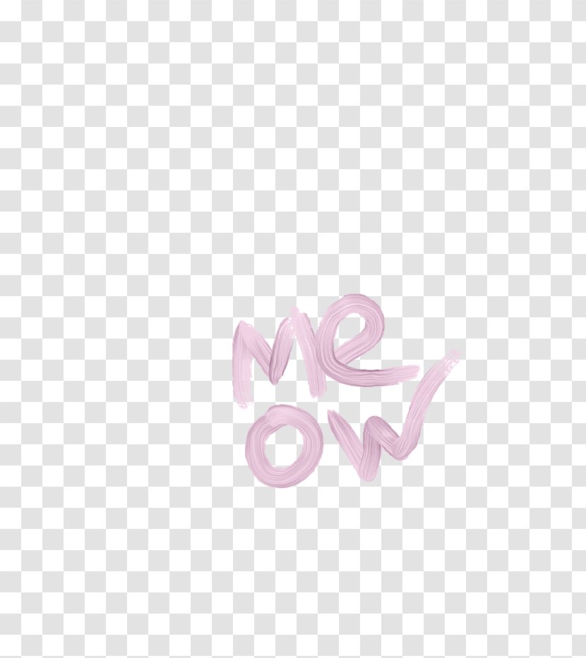 Text Meow Sticker Cat Painting - Hair Style Stickers For Picsart  Transparent PNG