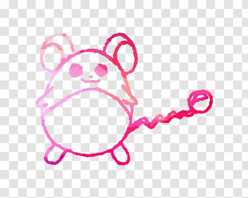 Clip Art Mammal Product Logo Pink M - Magenta - Nose Transparent PNG