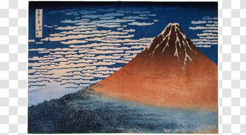 36 Views Of Mount Fuji: On Finding Myself In Japan Fine Wind, Clear Morning Thirty-six Fuji Ukiyo-e - Art Transparent PNG