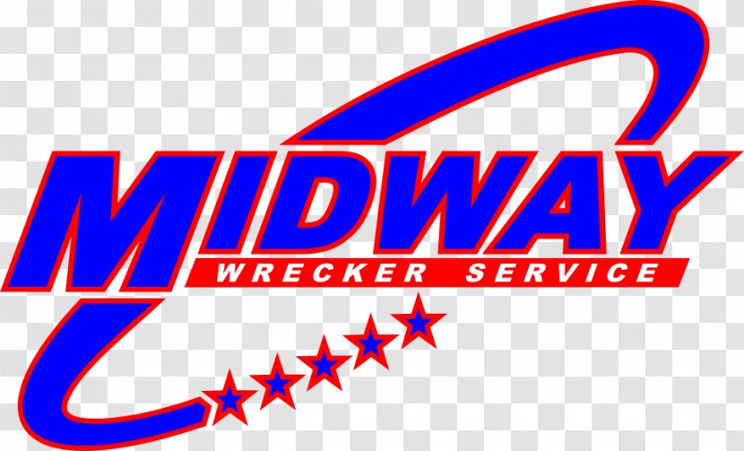 Midway Wrecker Service Roadside Assistance Tow Truck Towing Brand - Signage Transparent PNG