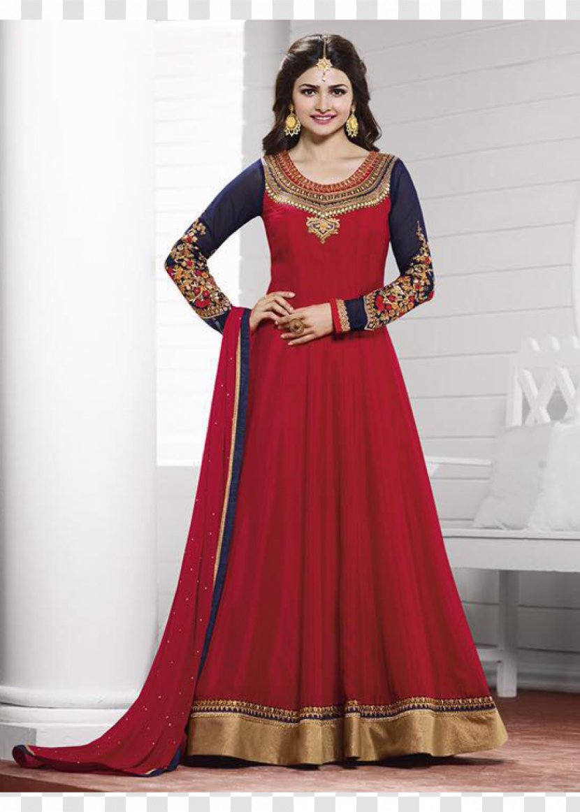 Anarkali Salwar Suit Party Dress Shalwar Kameez - Formal Wear Transparent PNG