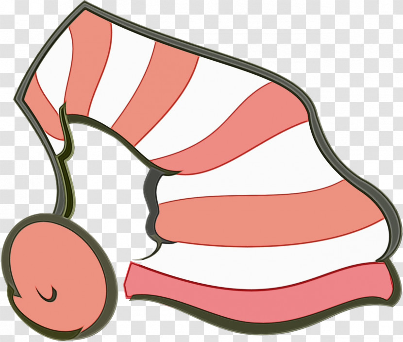 Pink Line Peach Transparent PNG