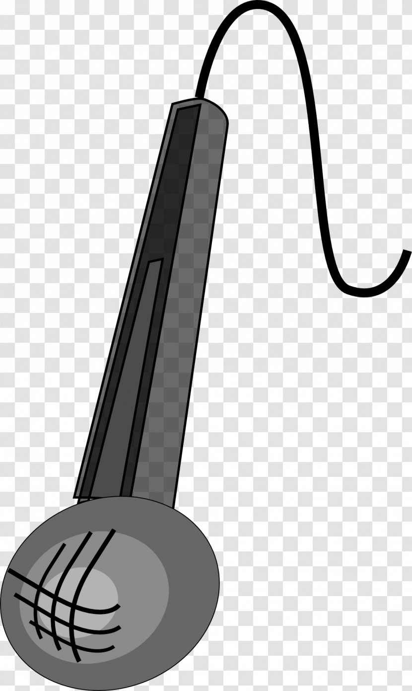 Microphone Black And White Animation - Flower Transparent PNG