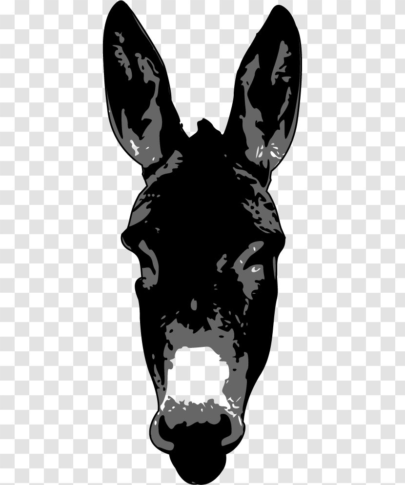 Donkey Cartoon Clip Art - Royaltyfree - Vector Painted Transparent PNG