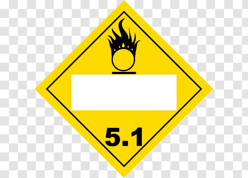 Oxidizing Agent Dangerous Goods Placard Combustibility And Flammability HAZMAT Class 2 Gases Transparent PNG