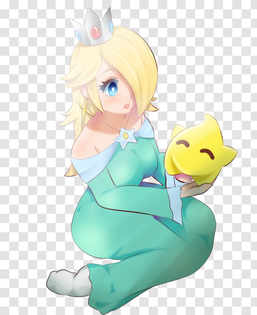 Super Mario Galaxy Rosalina Bros. Luma - Cartoon - Bros Transparent PNG