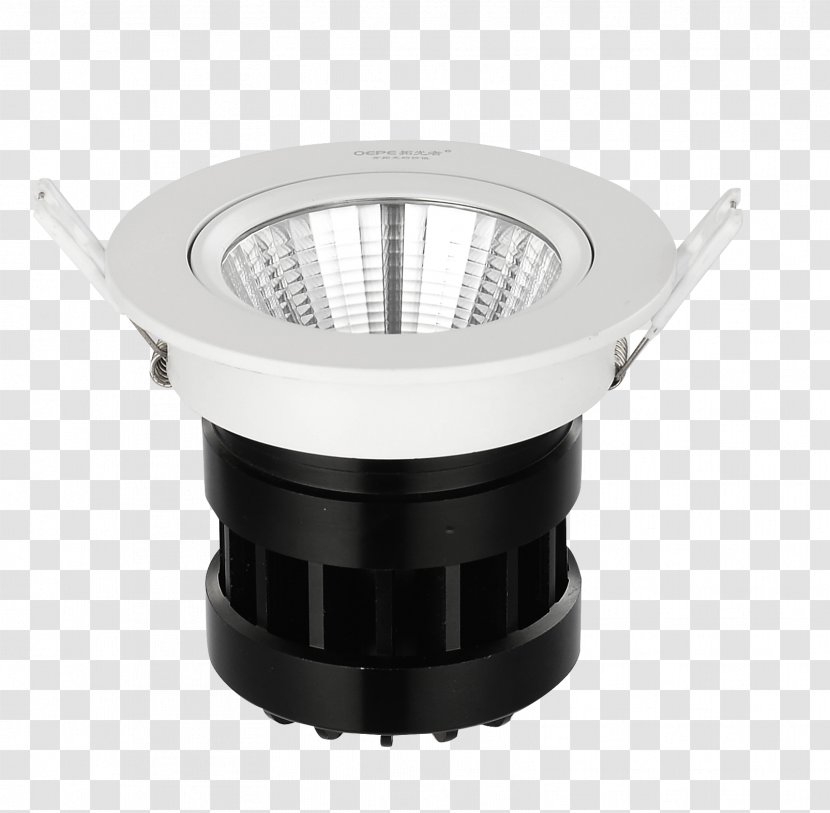 Light-emitting Diode LED Lamp Recessed Light Fixture - Led - Three Direction Spot Transparent PNG
