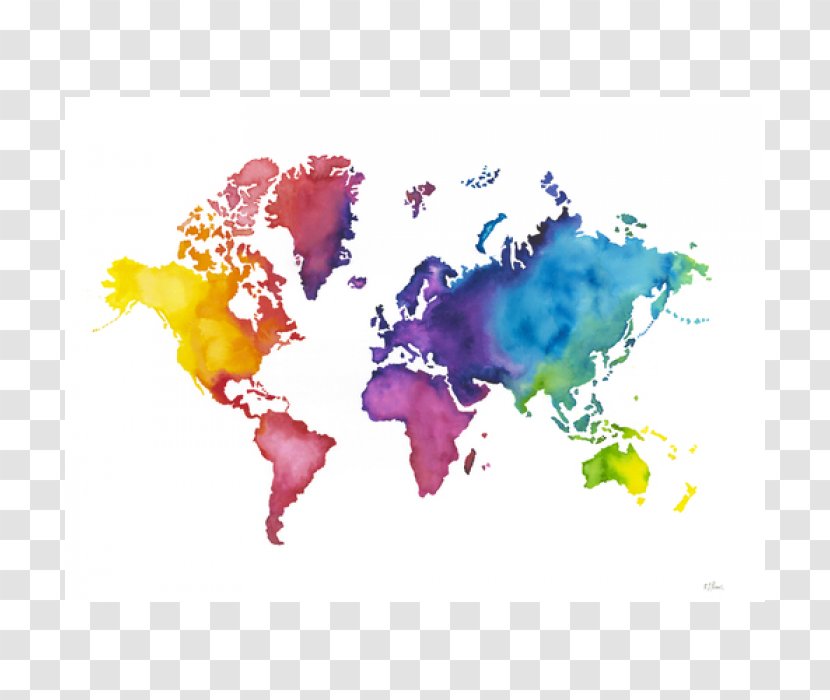 World Map Globe - Europe Printing Transparent PNG