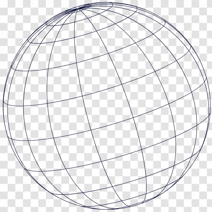 Sphere Point Symmetry Line Art - Ball - Angle Transparent PNG