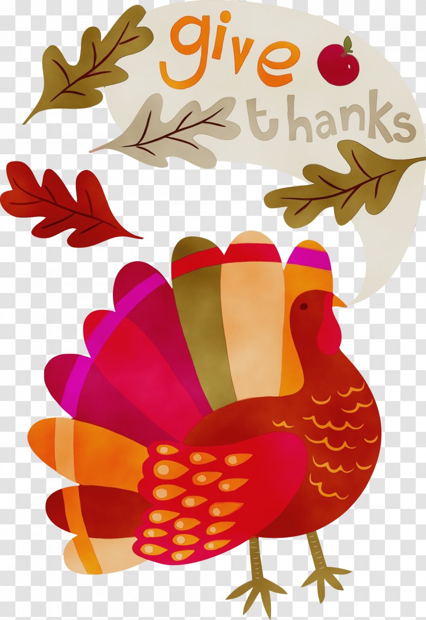 Thanksgiving - Paint - Wet Ink Transparent PNG