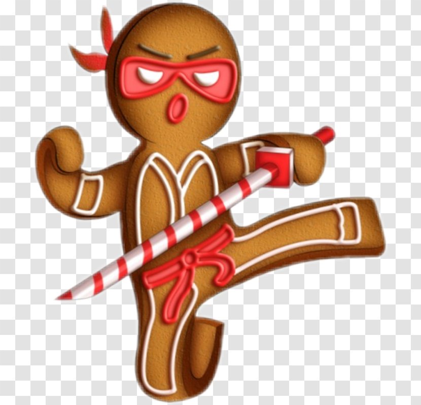 Christmas Gingerbread Man - Tshirt - Dessert Sticker Transparent PNG
