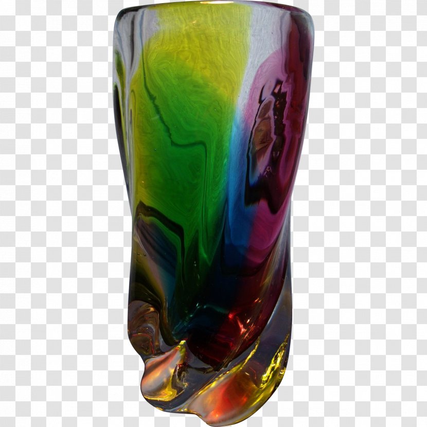 Vase Glass Art Rainbow Decorative Arts - Mason Jar - Clear Transparent PNG