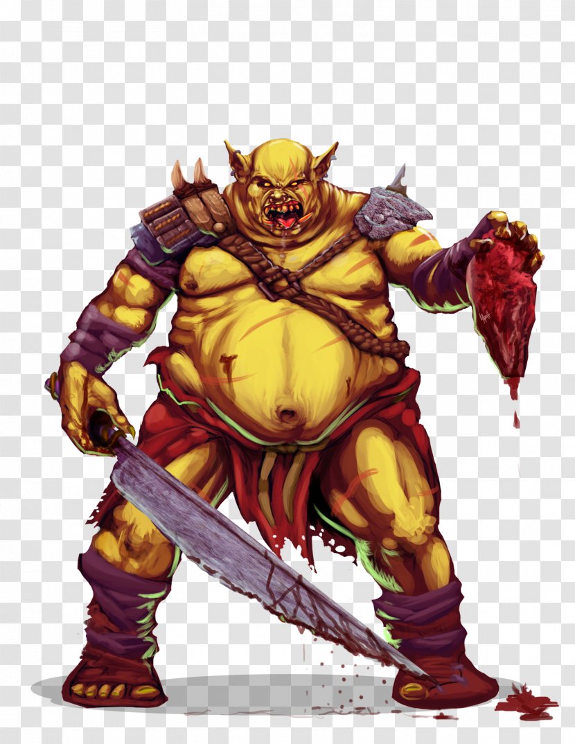 Dungeons & Dragons Orc Demon Legendary Creature Mythology - Half Ranger Transparent PNG