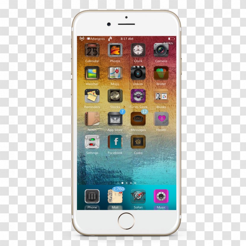 Feature Phone Smartphone Apple IPhone 7 Plus Cydia - Ios Transparent PNG