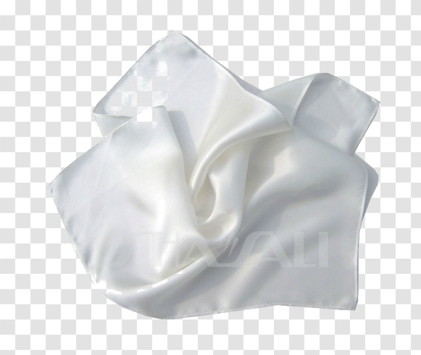 Handkerchief White Silk Towel Clothing Accessories - Scarf Transparent PNG
