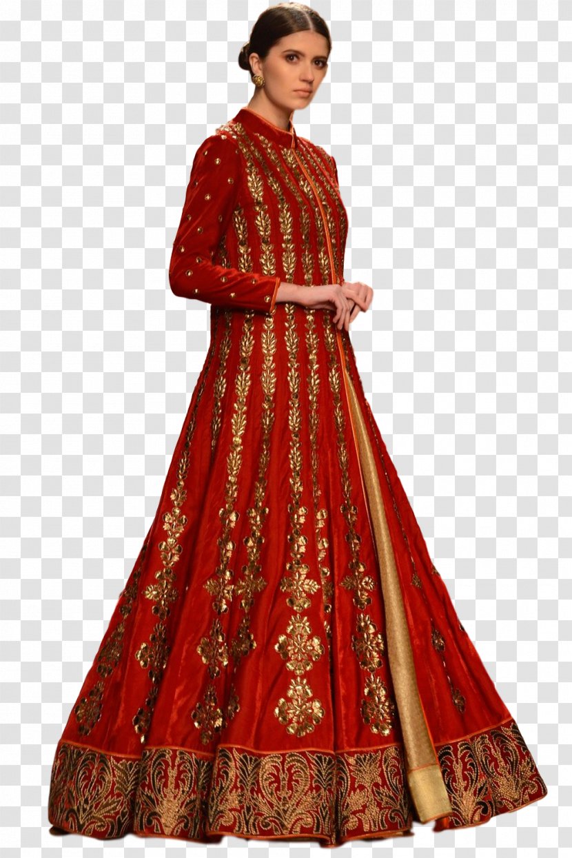 Anarkali Lehenga Gagra Choli Jacket Transparent PNG