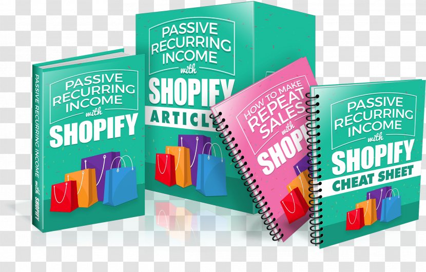 Passive Recurring Income With Shopify Brand - Carton Transparent PNG