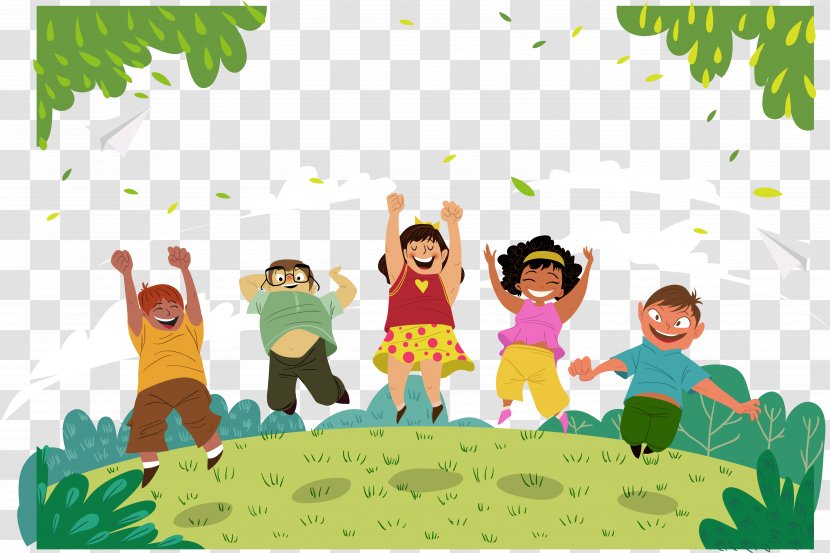 Childrens Day Fathers - Summer - Happy Children Are Vector Transparent PNG