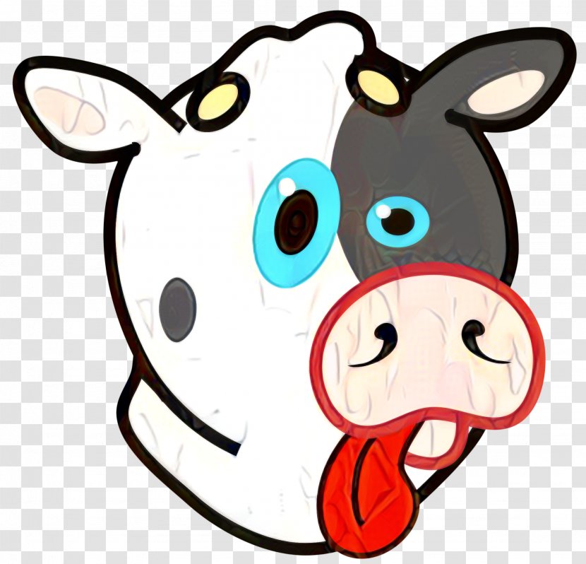 Cow Background - Cattle - Line Art Sticker Transparent PNG