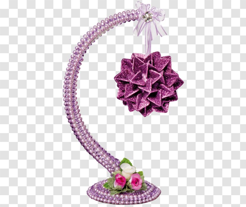 Christmas Ornament Pink M - Violet - Folia Transparent PNG