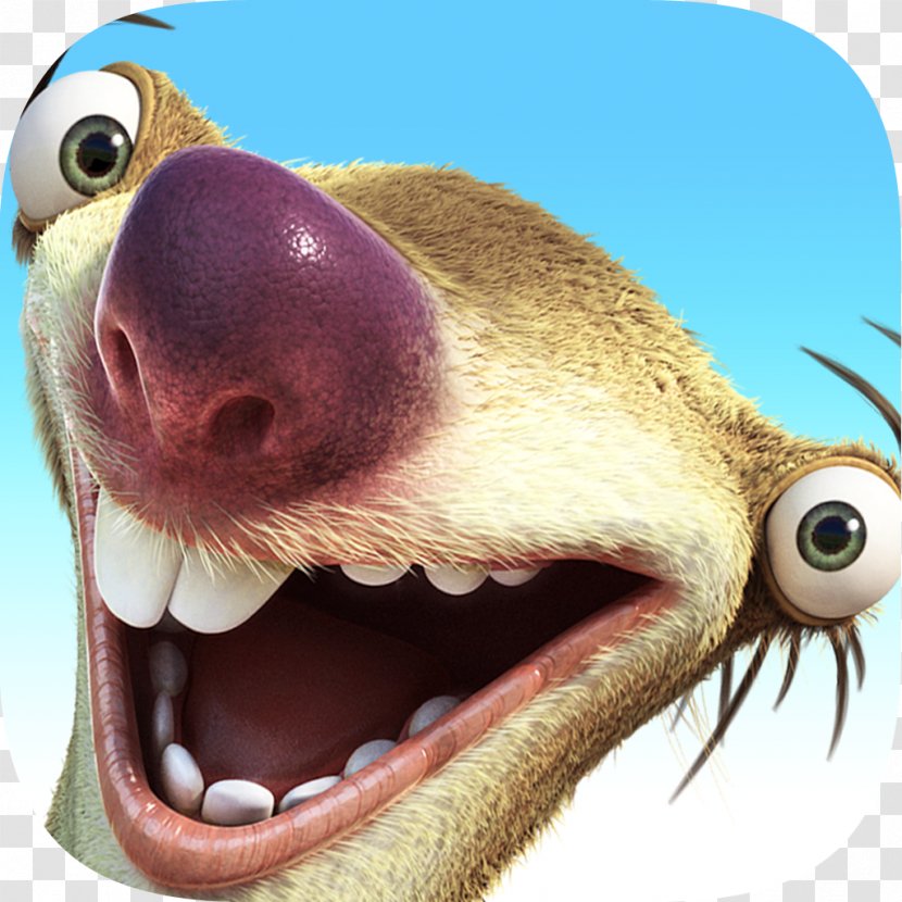 Sid Ice Age Adventures Sloth Village - Snout Transparent PNG