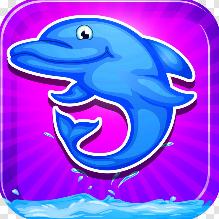 Dolphin Porpoise Marine Biology Cetacea Clip Art - Electric Blue Transparent PNG