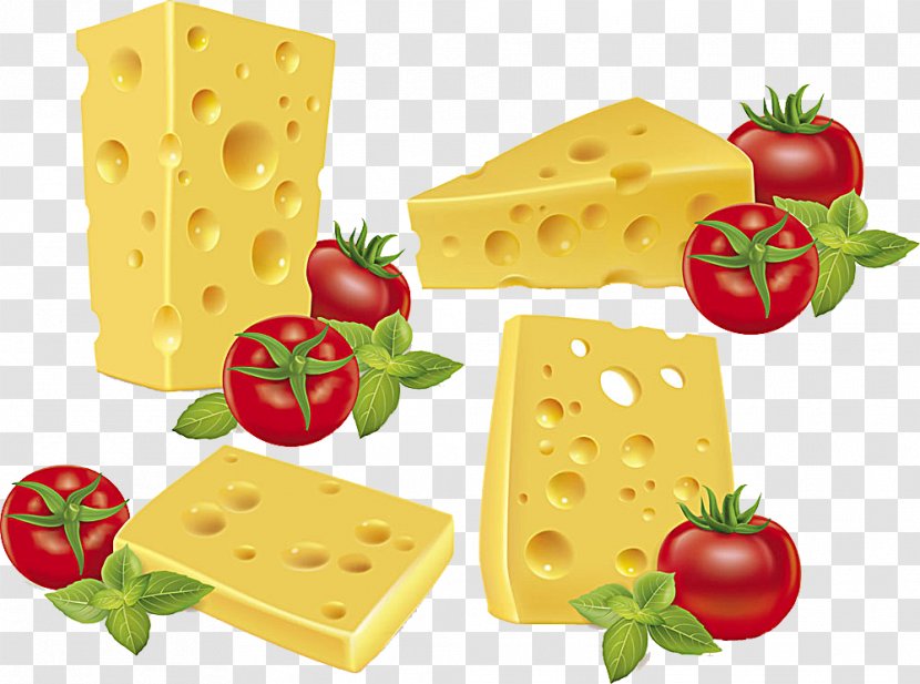 Emmental Cheese Cherry Tomato Stock Photography Transparent PNG