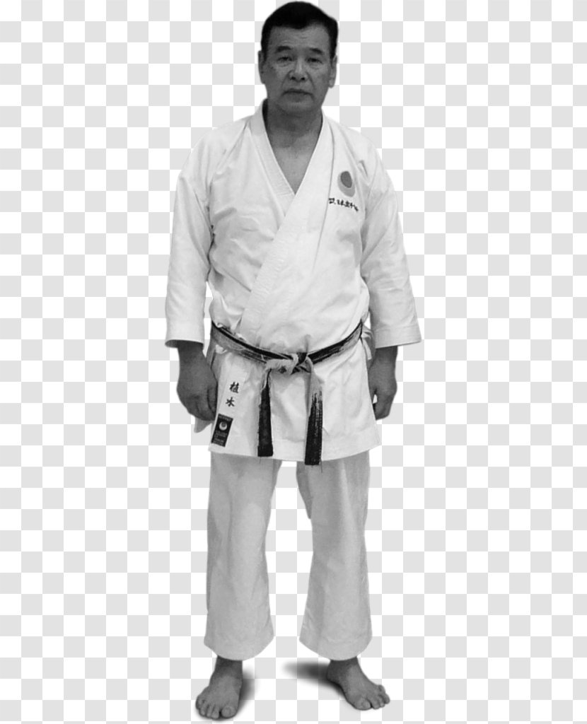 Masaaki Ueki Japan Karate Association Dobok Black Belt - Japanese Martial Arts Transparent PNG