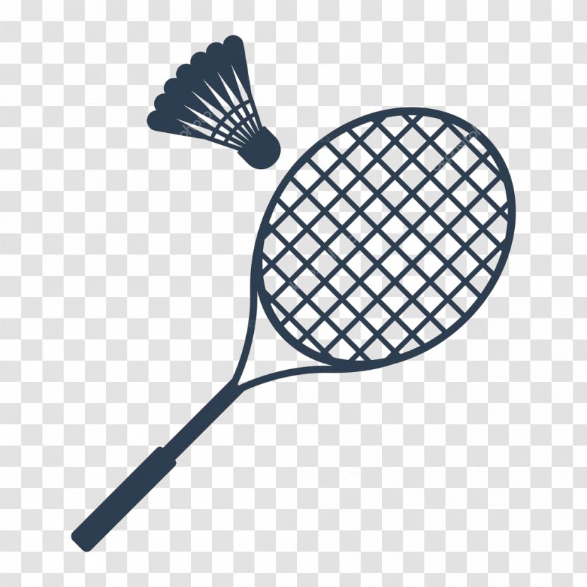 Vector Graphics Shuttlecock Royalty-free Badminton Illustration - Tennis Racket Transparent PNG