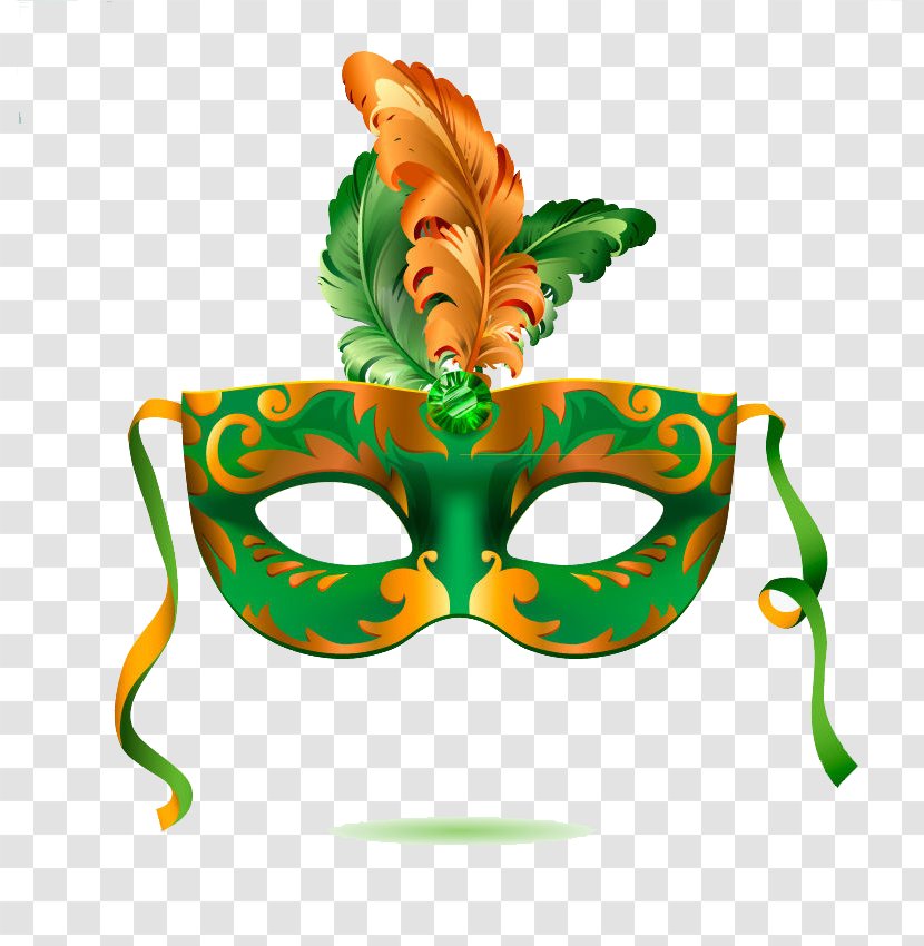 Carnival Of Cxe1diz Brazilian Mask Paper - Mardi Gras - Mysterious Transparent PNG
