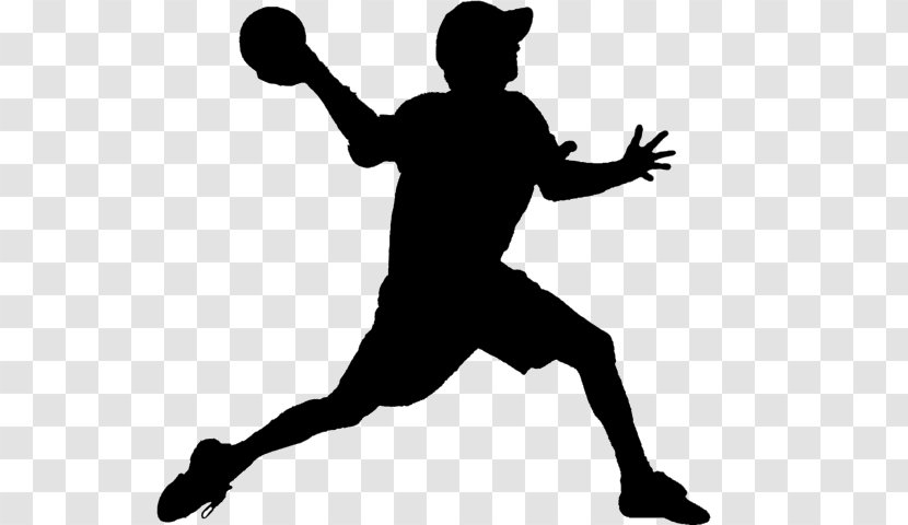 National Dodgeball League Game Clip Art - Black And White Transparent PNG