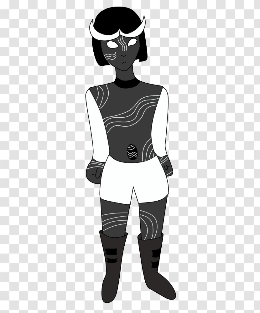 Cartoon Silhouette Shoulder - Sleeve - Black Onyx Transparent PNG