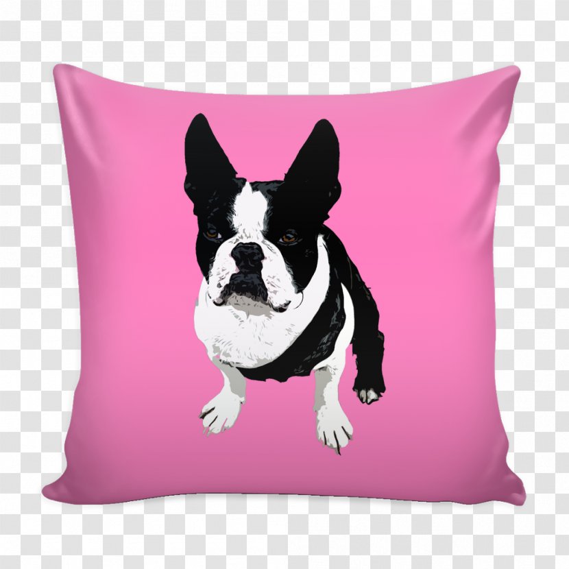 Boston Terrier French Bulldog Lakeland Pug - Pillow Transparent PNG