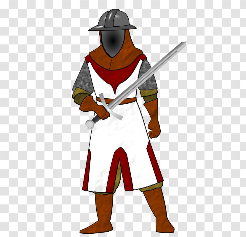 Knight Soldier Plate Armour Clip Art - Standing Transparent PNG