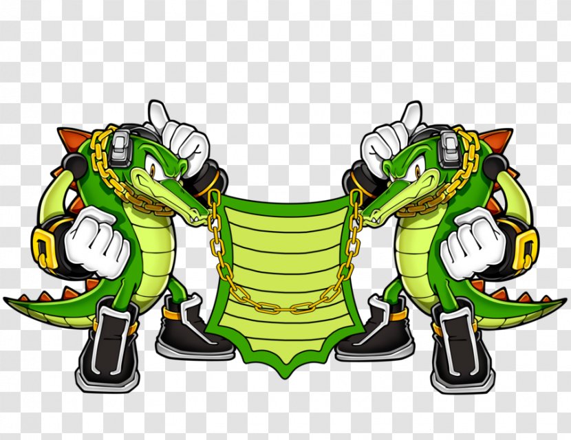 Vector The Crocodile Espio Chameleon Knuckles' Chaotix Sonic Heroes - Lord Transparent PNG