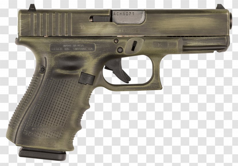 GLOCK 19 9×19mm Parabellum Firearm Gun Holsters - Pistol - Sight Transparent PNG