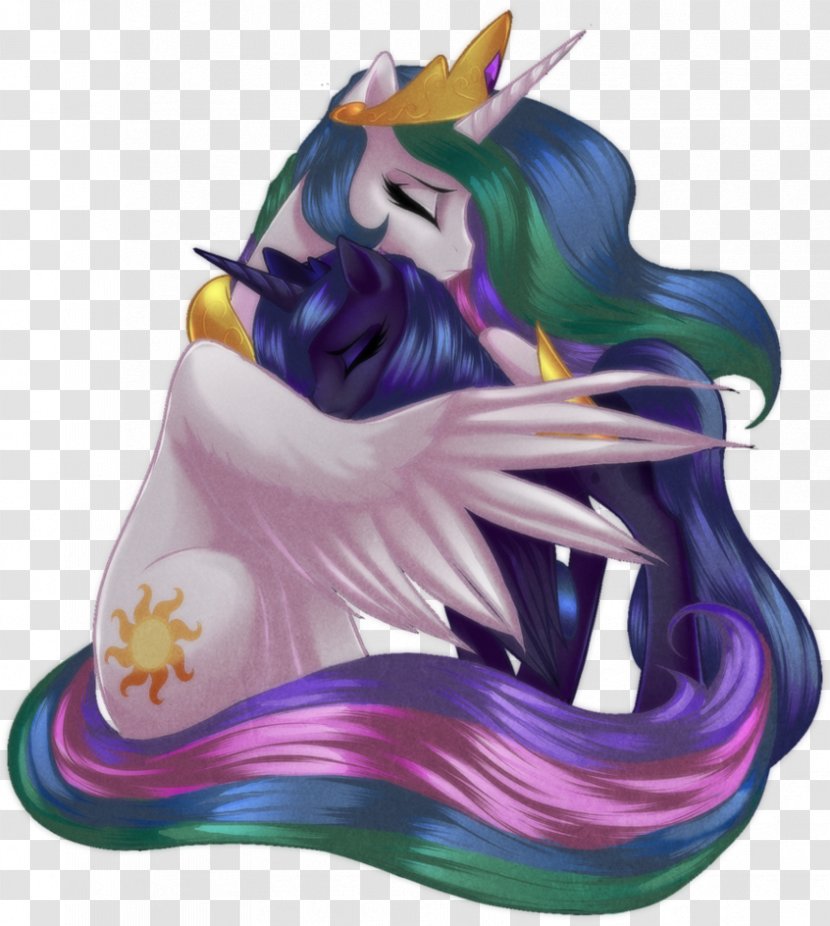 Princess Luna Celestia Twilight Sparkle Moon DeviantArt - Silhouette Transparent PNG