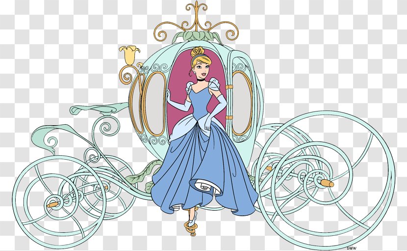 Cinderella Winnie The Pooh Carriage Walt Disney Company Princess - Silhouette Transparent PNG