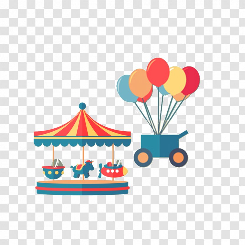 Family Kingdom Amusement Park Clip Art - Balloon - Cartoon Toys Transparent PNG