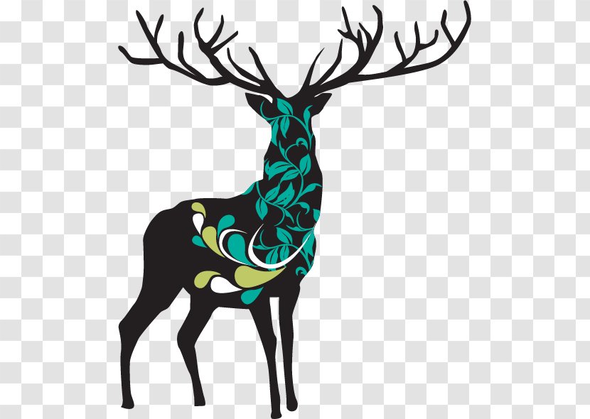 Rudolph Santa Clauss Reindeer Clip Art - Christmas Stocking - Deer Transparent PNG