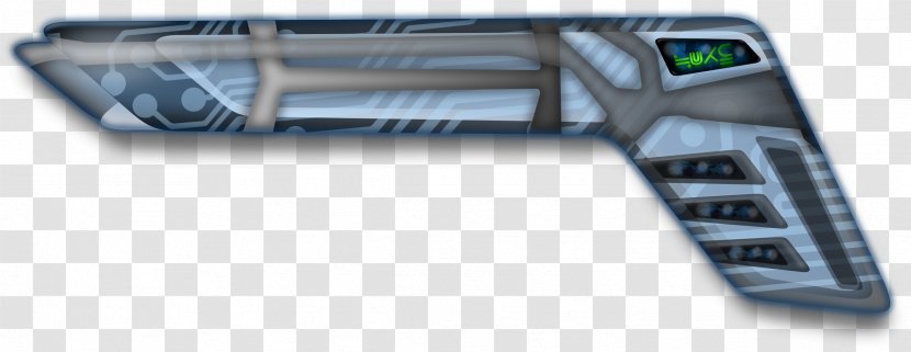 Firearm Revolver Weapon Pistol Raygun - Frame - Futuristic Transparent PNG