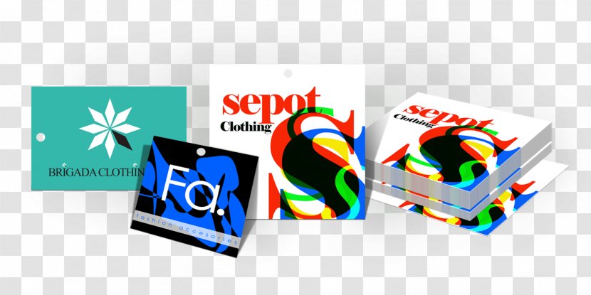 Logo Brand Font - Clothing Card Transparent PNG