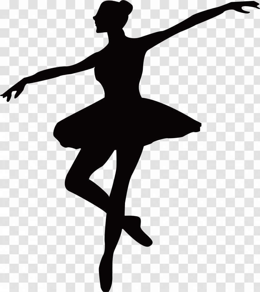 Ballet Dancer Silhouette - Cartoon - The Transparent PNG