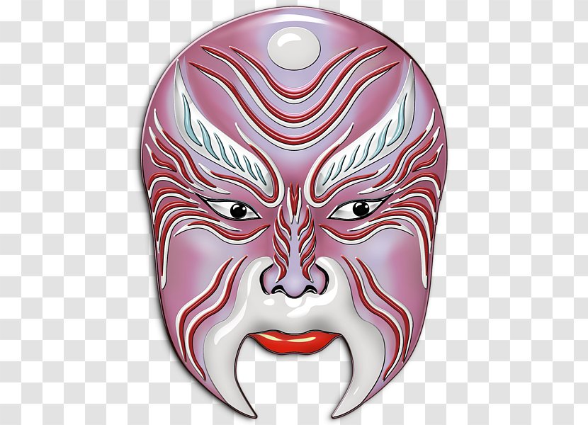 Mask Character Fiction - Peking Opera Characters Transparent PNG