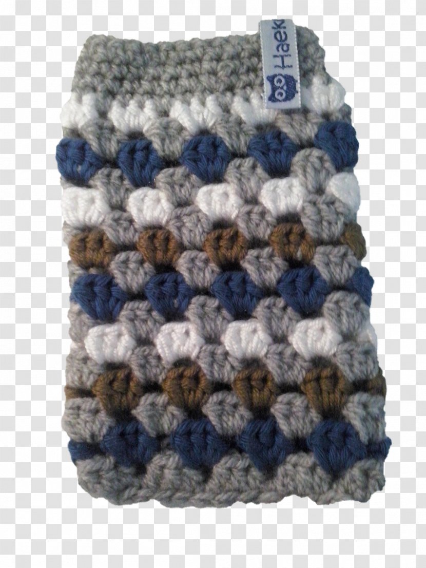 Crochet Granny Square Button Wool Pattern - Dog Transparent PNG