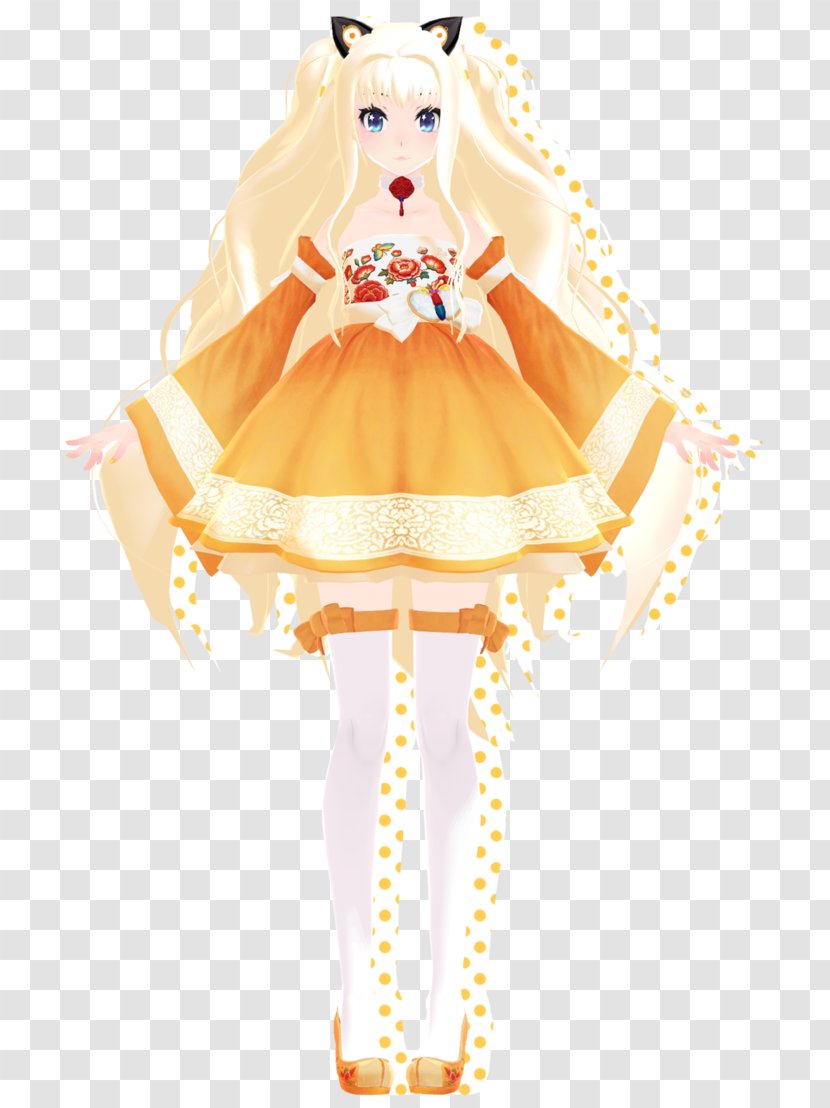 Hatsune Miku MikuMikuDance SeeU Vocaloid Computer Software - Doll - Japanese Clothing Transparent PNG