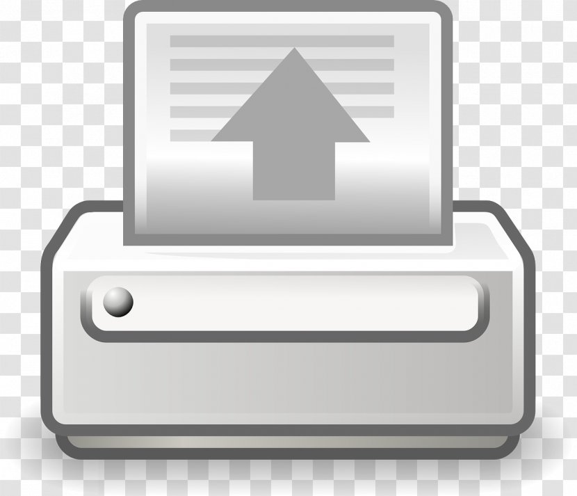 Printer Clip Art - Inkscape Transparent PNG