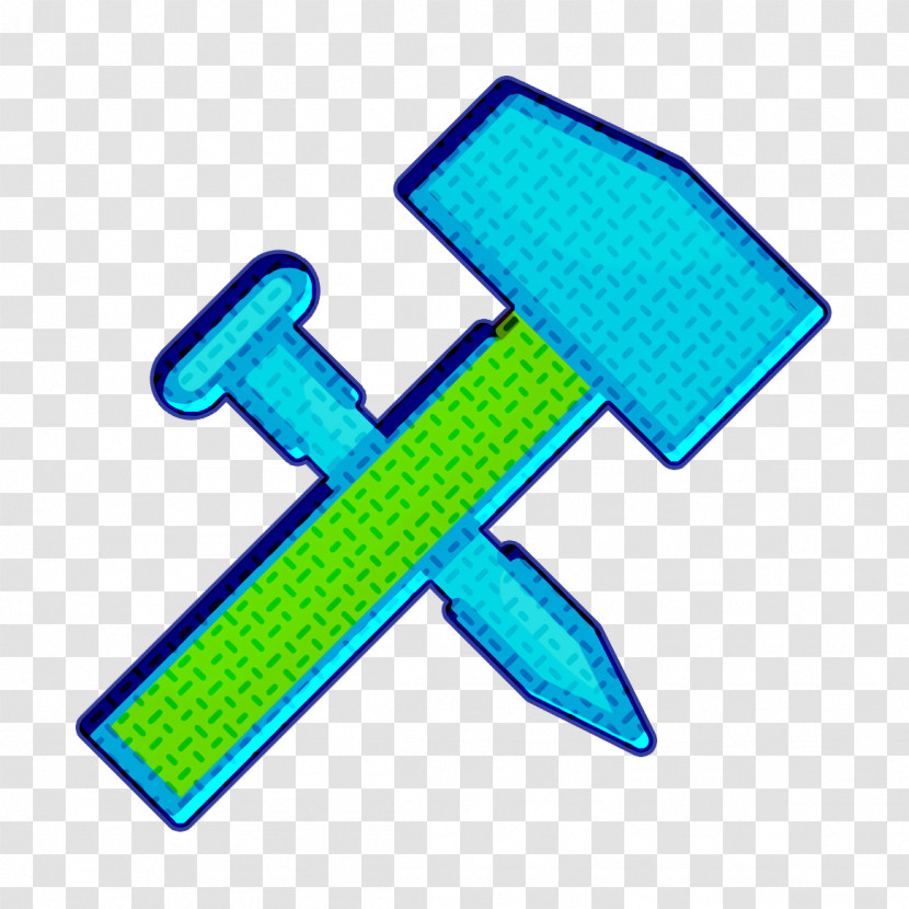 Action Icon Hammer Icon Labor Icon Transparent PNG