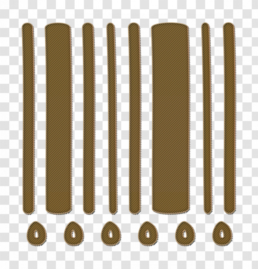 Barcode Icon Security Icon Hand Drawn Icon Transparent PNG